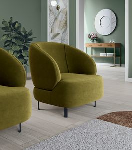 Art. 92151, Fauteuil enveloppant au design contemporain