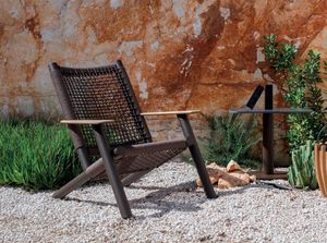 SAHARA P, Fauteuil lounge d'ext�rieur, avec corde tress�e