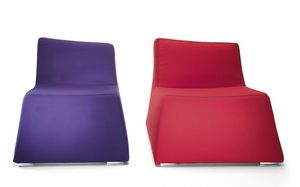 Dolly & Fat Dolly, Fauteuil design, avec dossier oblique