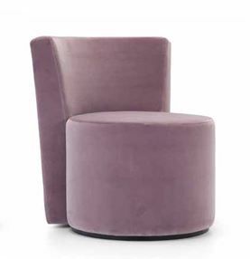 Art. 41015 Fauteuil design, Fauteuil design avec assise ronde