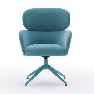 Sofia 05635, Fauteuil moderne avec base pivotante en aluminium