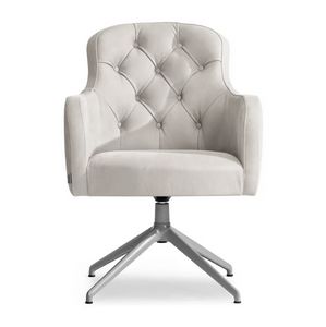 Euforia 00133K, Chaise pivotant, avec rembourrage capitonn�
