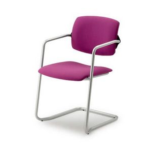 Laila 0585, Chaise empilable pour le bureau, avec pitement luge