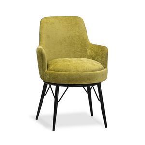 Pond P, Fauteuil aux formes douces, avec structure en m�tal