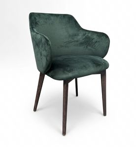 Roby, Chaise avec pieds en m�tal, rembourr�e