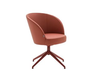 Rose 05431, Fauteuil avec base pivotante en aluminium