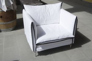 EFF fauteuil, Fauteuil design, rembourr, avec coutures contrastantes