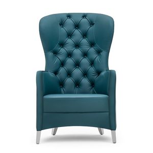 Euforia 00145K, Fauteuil capitonn avec dossier haut