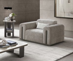 PERLA fauteuil, Fauteuil contemporain aux formes douces