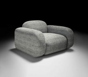 Stone Art. EST001, Fauteuil design aux formes arrondies