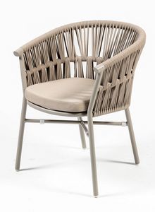 FRIDA PT, Fauteuil enveloppant pour l'ext�rieur, en aluminium