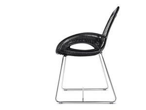 Loop fauteuil, Tiss fauteuil, avec structure en mtal, pour l'extrieur