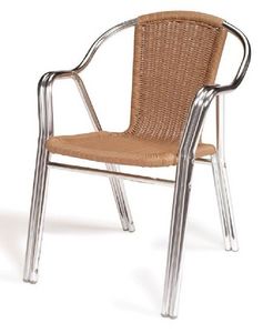 PL 412, Chaise moderne avec si�ge tiss�, pour l'ext�rieur