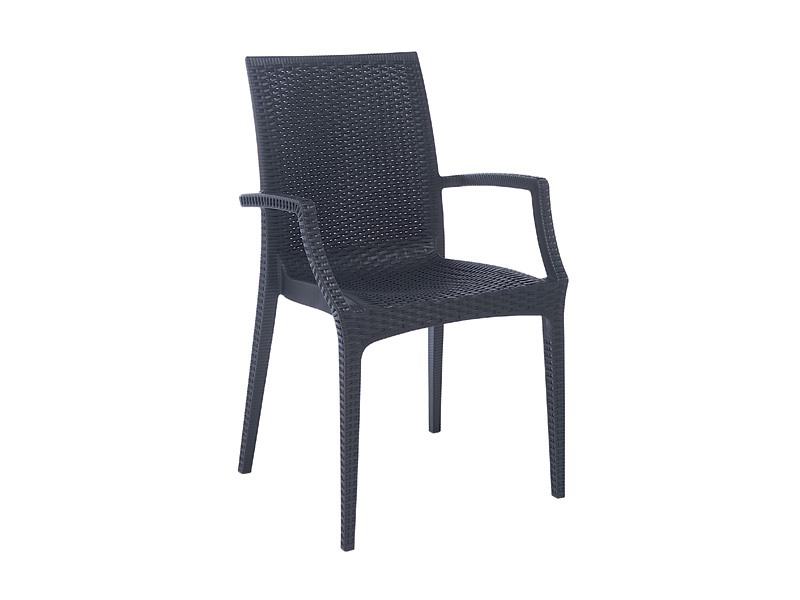 PL 6625, Chaise moderne, entrelacé imprimé, pour les jardins