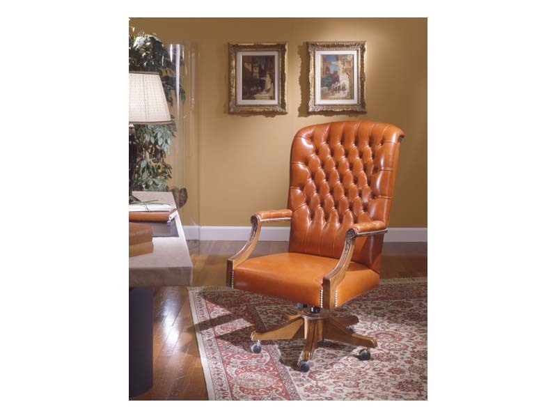 Fiore Bis, Classique chaises de bureau de style pour le bureau de luxe