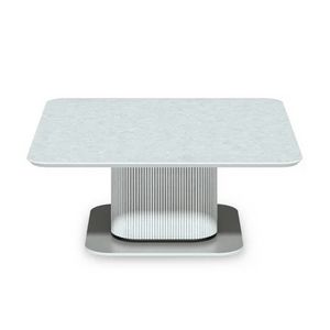 Ishi 2602 - 2604, Table basse avec une colonne centrale cannel�e