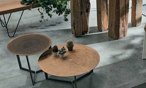 Joy wood, Tables basses avec plateau rond en bois