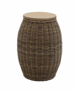 Bango Bongo 0470, Tabouret - table basse tisse ronde