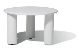 SOLE, Table basse ronde en aluminium, pour l'ext�rieur