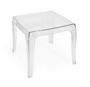 Art. 038/T Baby, Petite table en polycarbonate transparent, adapt  diverses situations