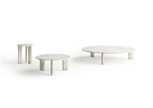 Gea tables basses, Petites tables rondes avec un design sculptural