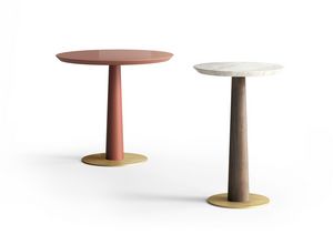 Glamis table d'appoint, Table d'appoint avec dessus rond