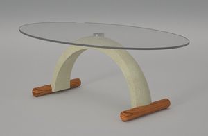 Icaro, Table basse ovale de salon