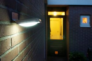 AS016LED, Lampe de mur LED d'extrieur , lampe de mur avec panneau solaire pour terrasse
