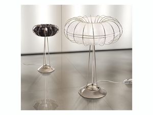 Moon table lamp, Lampe de table avec des lignes �pur�es et minimalistes