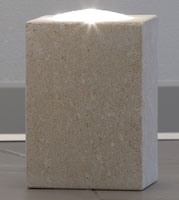 Pollicina, Lampe pour la maison, en pierre, éclairage dichroïque