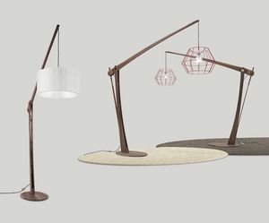 Archita lampadaire, Lampadaire en bois, rglable et personnalisable