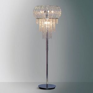 Cascata Sp366-022, Lampadaire avec pendentifs en cristal