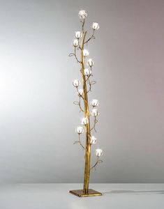 Flora Mp277-185, Lampadaire avec 17 lumires en forme de fleurs