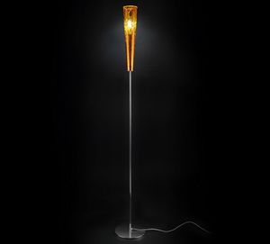 GOLD FIRE H 180, Lampe au sol  feuille orange