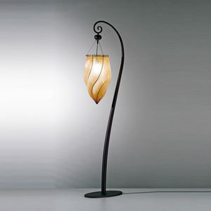 Pozzo Mp119-190, Lampadaire avec diffuseur en verre souffl