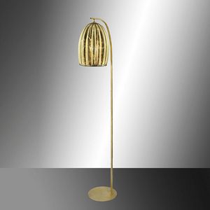 Salice Rp429-185, Lampadaire en cristal de feuille d'or