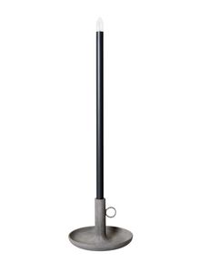 Settenani H7050B, Lampe sur pied, bougeoir en forme de bton et mtal