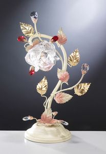 99031, Lampe de table au design floral