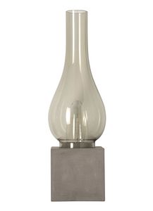 Amarcord CT121, Lampe de table avec base carre en bton