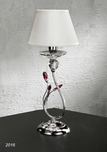 Art. 2016 Soiree, Lampe de table faite main avec abat-jour en tissu
