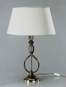 Art. 3024-01-00, Lampe de table avec abat-jour ovale shatung