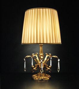 Art. 8100 P, Lampe de table de style classique avec des dcorations faites  la main