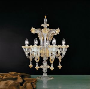 Art. VO 36/T/5, Lampe de table en cristal, style classique