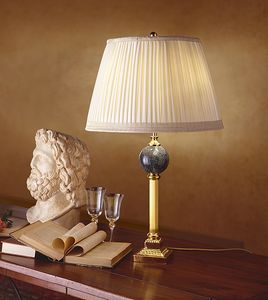 Capucine TL-01 G, Lampe de table en bronze coul� et laiton