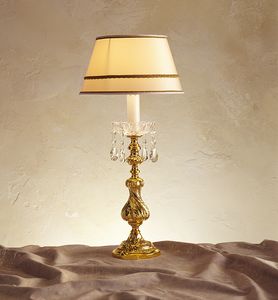 Charlène TL-01 G, Lampe de table à une lumière de style classique