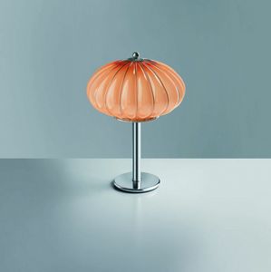 Giove Rt121-045, Lampe de table en verre disponible en diffrentes couleurs