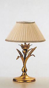 LP.5320/1/B, Lampe de table avec finition feuille d'or