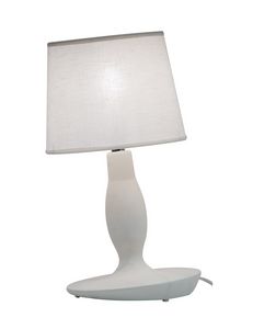 Norma M C1640, Lampe de table incline, en cramique et en lin