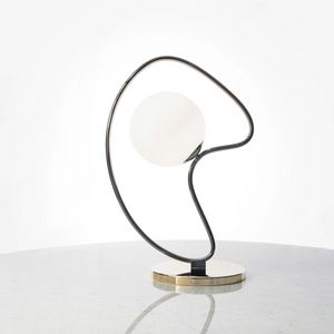 Strong TL-01 G+T, Lampe de table avec diffuseur sphrique en verre blanc