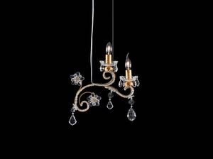 Art. 1480/S2, Lampe à suspension avec cristaux décoratifs